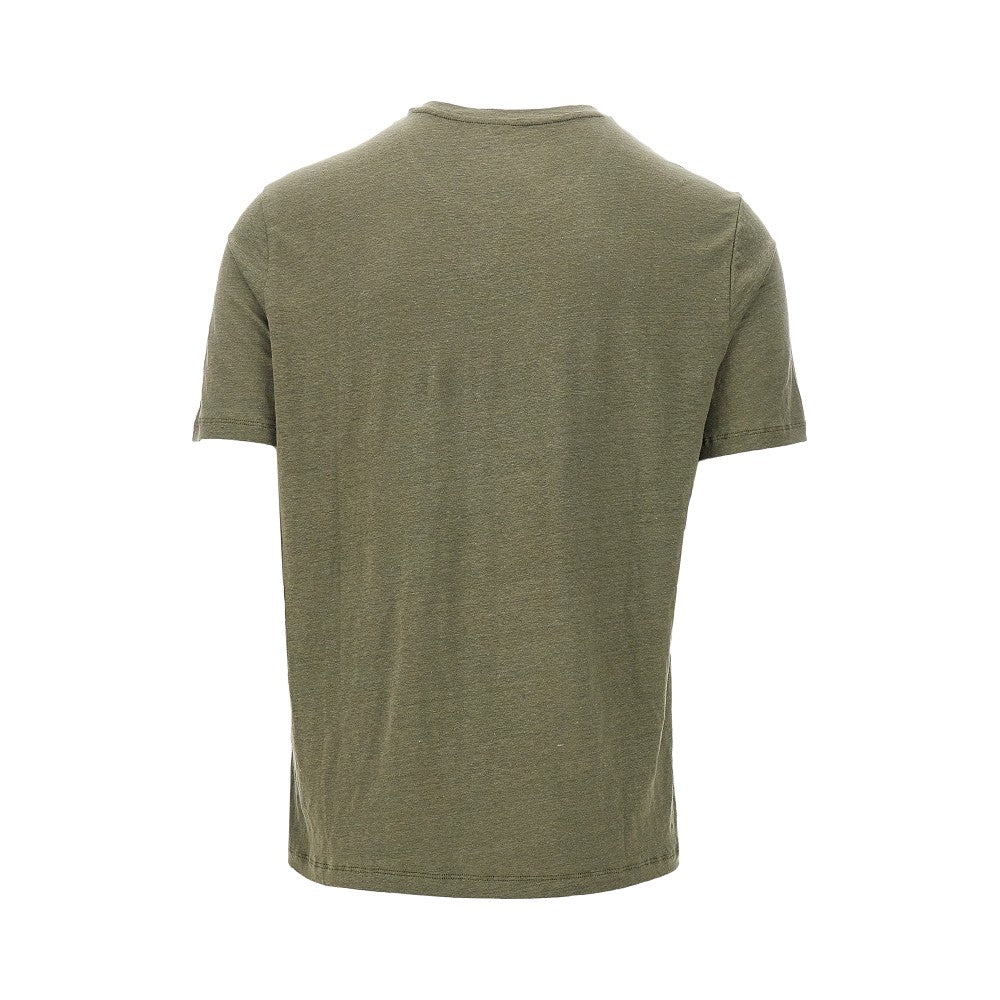 T-shirt in jersey di lino