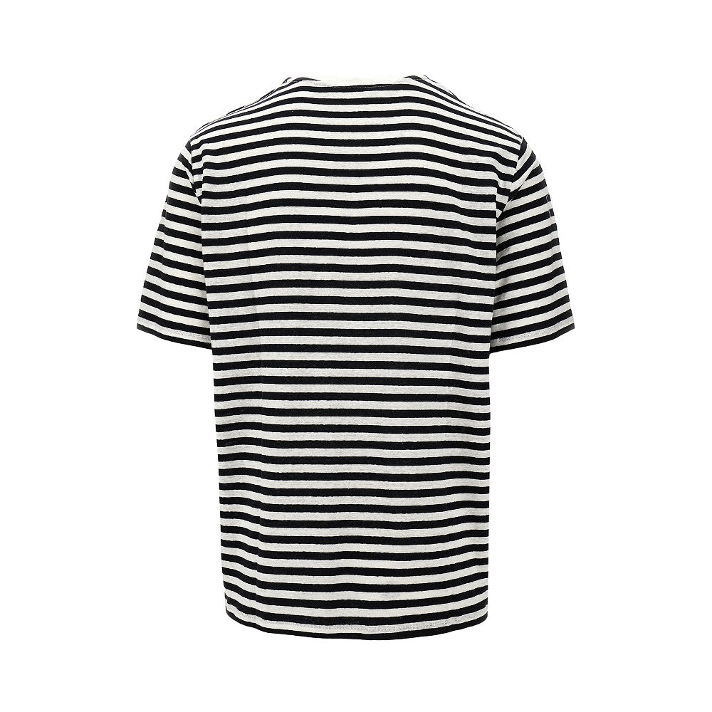 Striped linen T-shirt