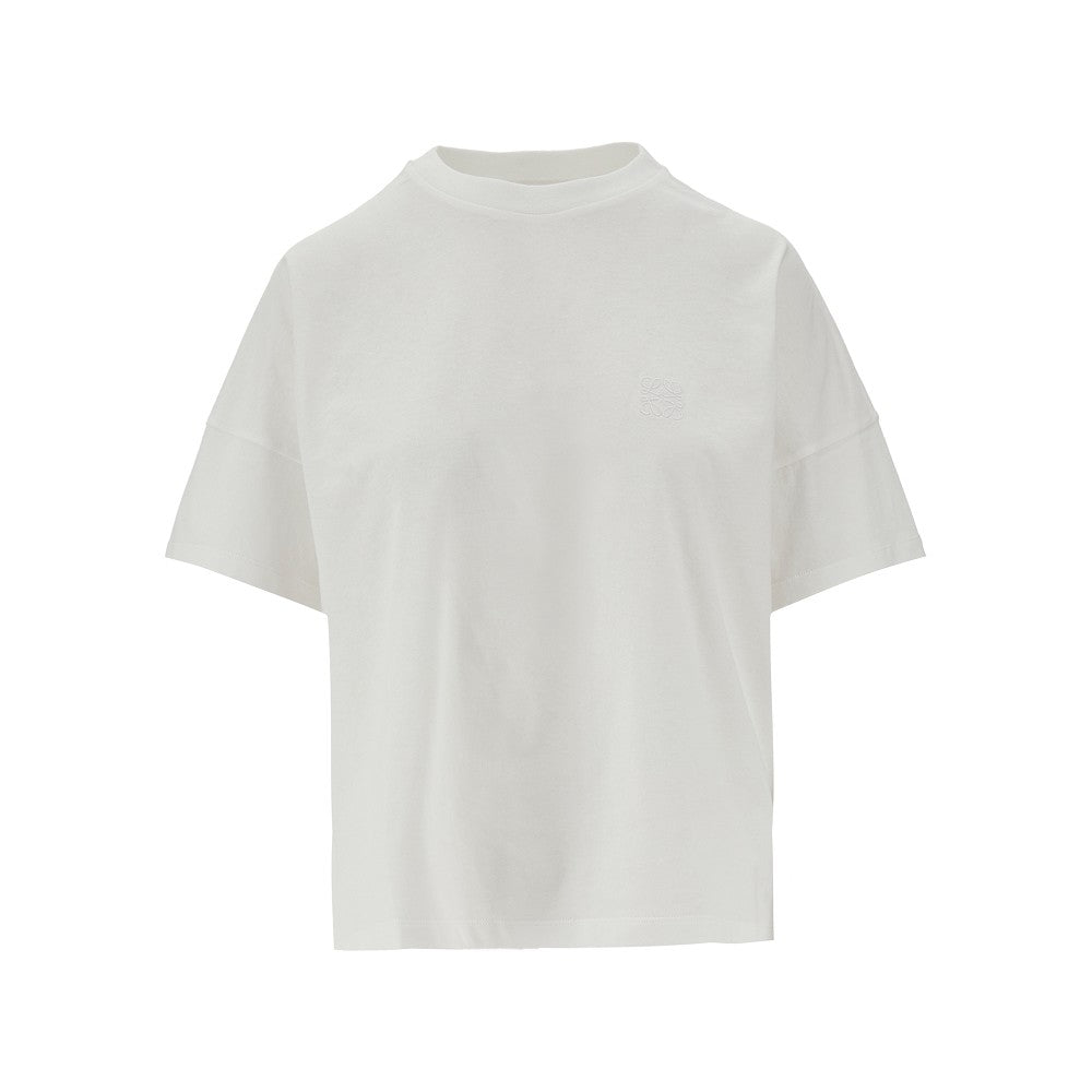 Boxy Fit T-shirt with Anagram embroidery