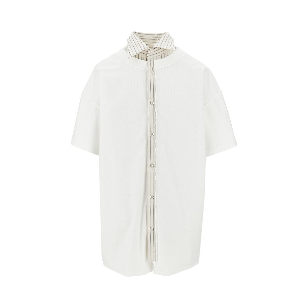 T-shirt double layer invertita
