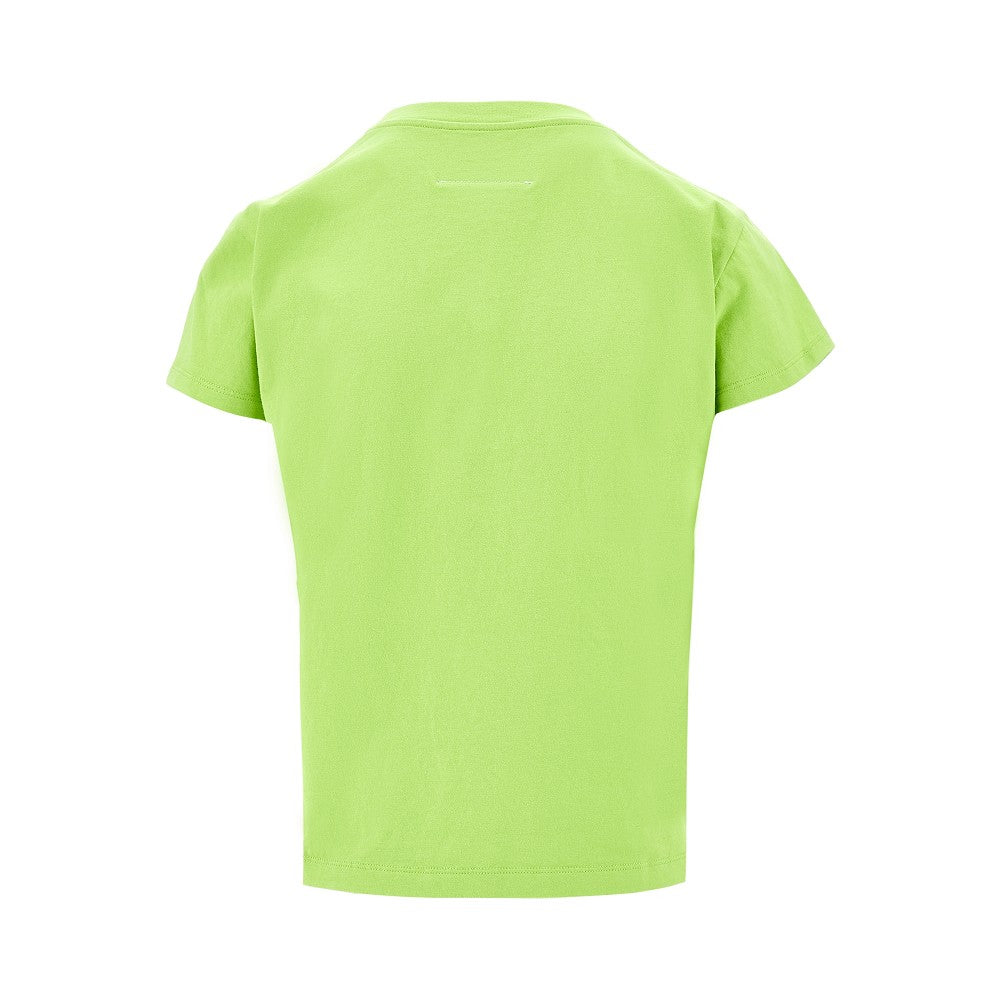 T-shirt con etichetta logo