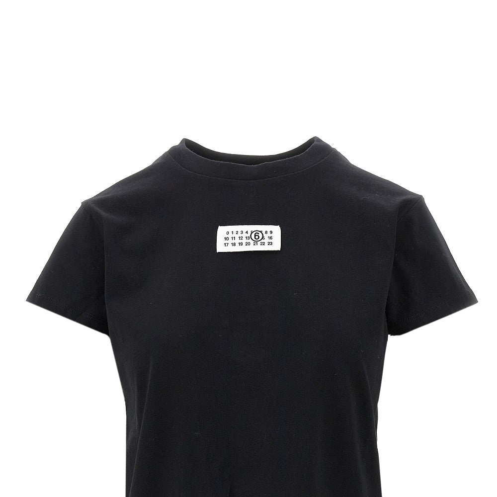 T-shirt con etichetta logo