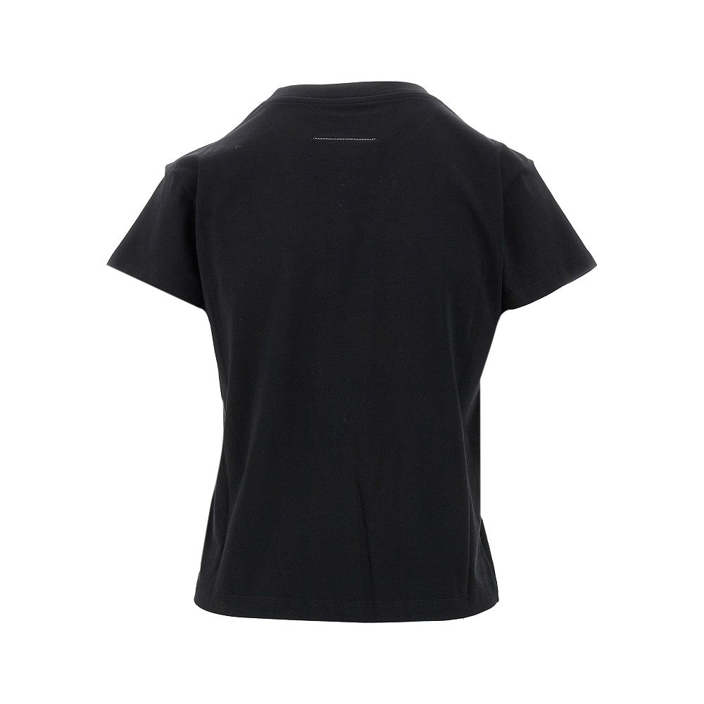 T-shirt con etichetta logo