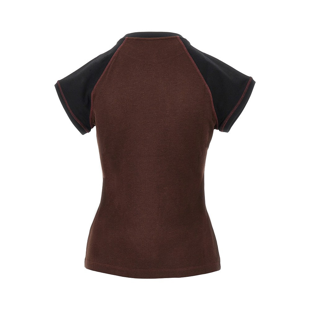 T-shirt Slim Fit con maniche raglan