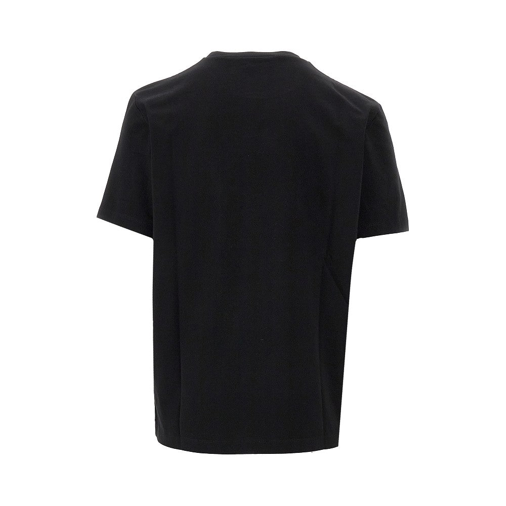T-shirt con targhetta logo