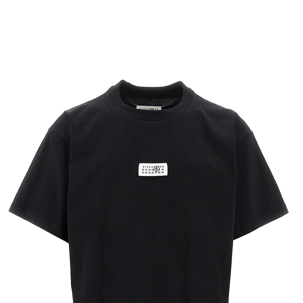 T-shirt Boxy Fit con etichetta logo