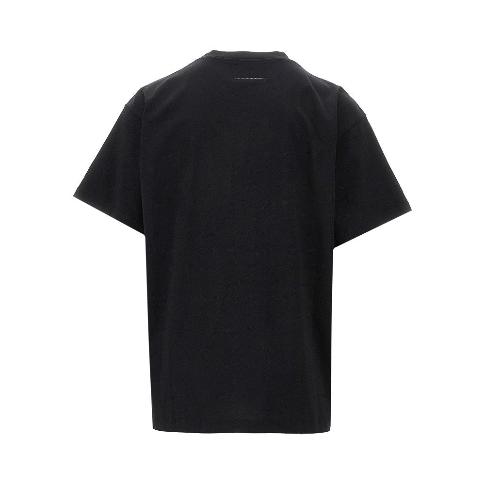 T-shirt Boxy Fit con etichetta logo
