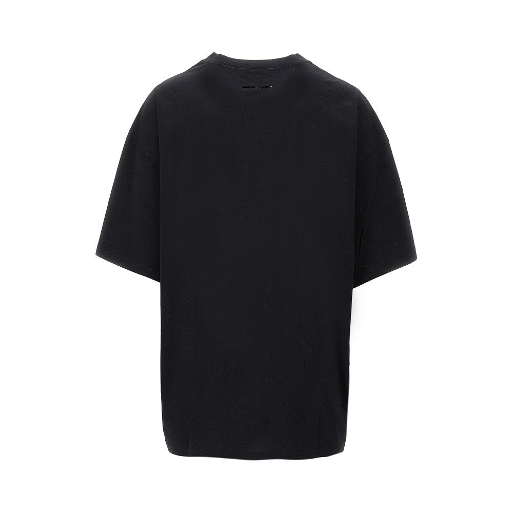 Faded logo print oversized T-shirt