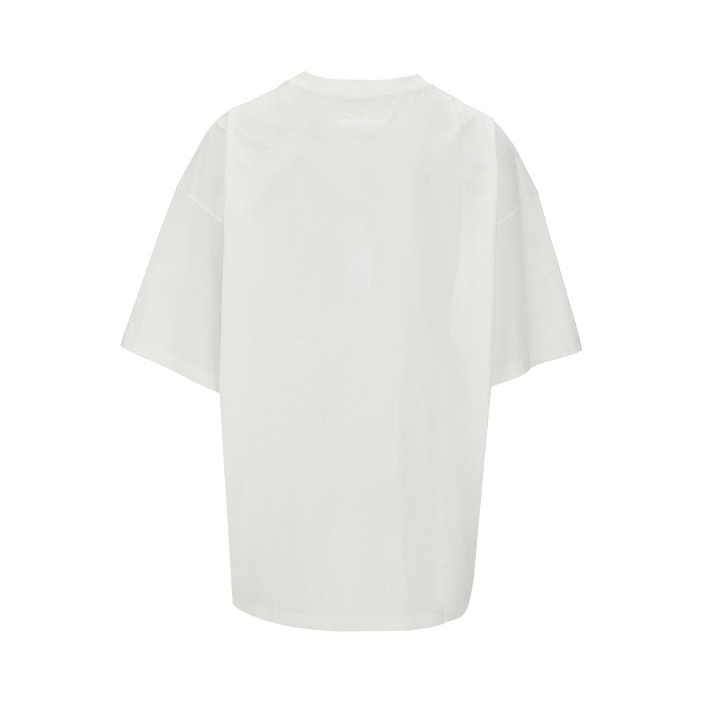 Faded logo print oversized T-shirt