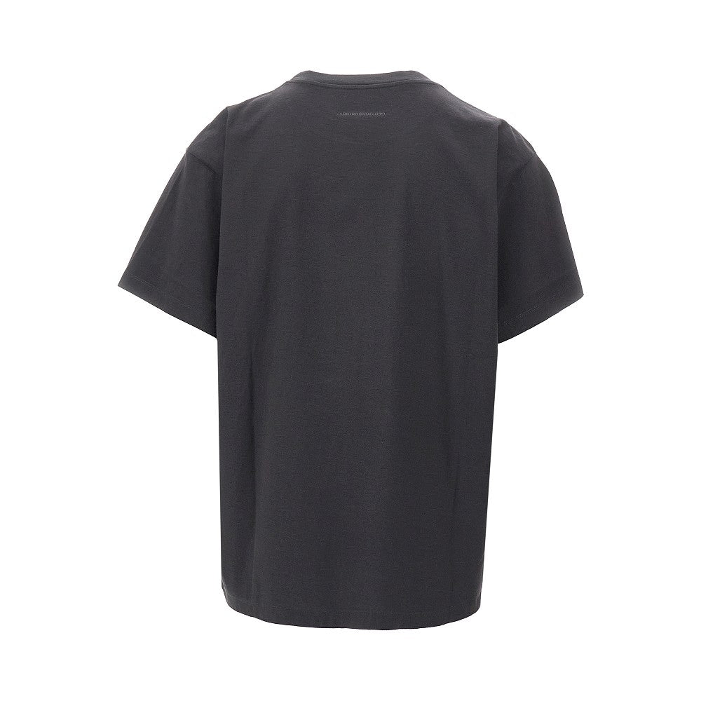 T-shirt con stampa rovesciata