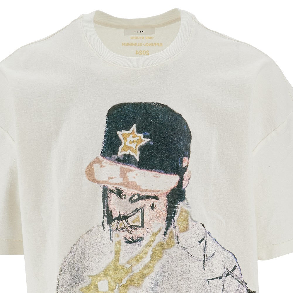 Lettering print T-shirt