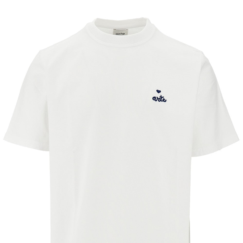Heart Logo embroidery T-shirt