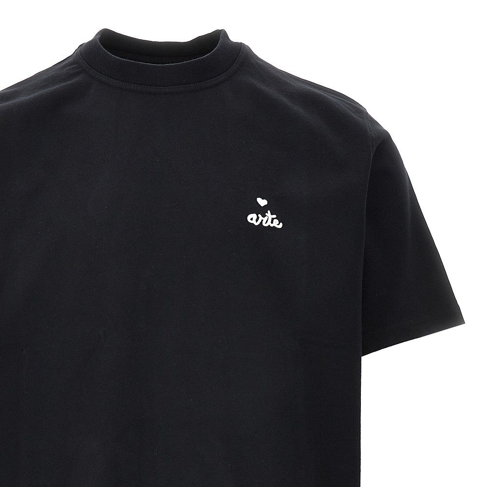 Heart Logo embroidery T-shirt