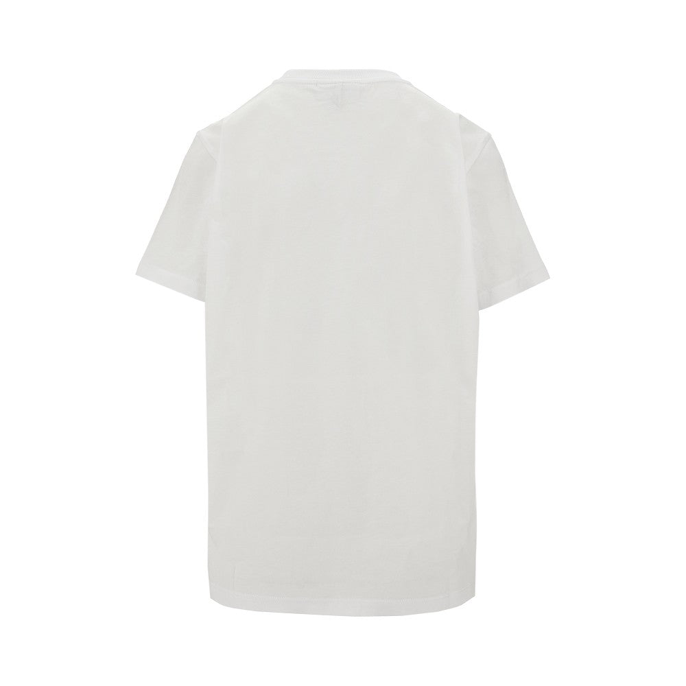 T-shirt in cotone organico con stampa gattini