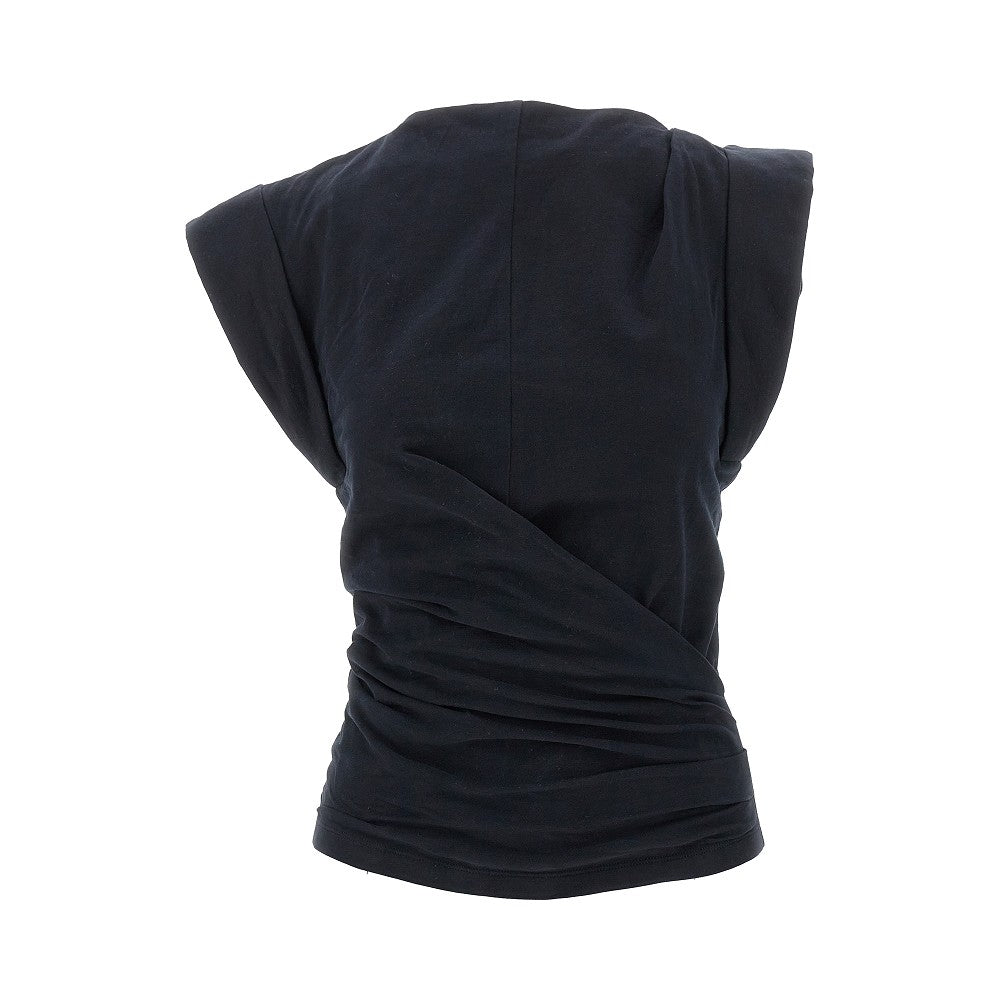 'Maisan' draped T-shirt
