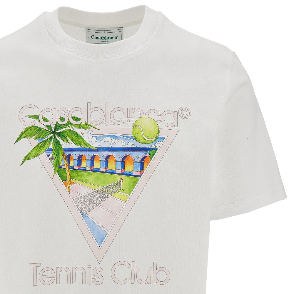T-shirt con stampa 'Tennis Club Icon'