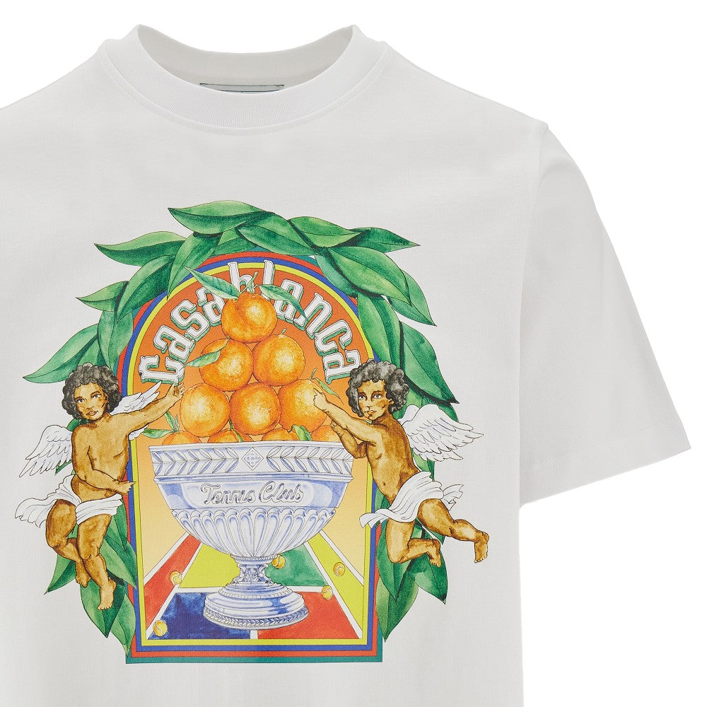 T-shirt con stampa 'Triomphe d'Orange'