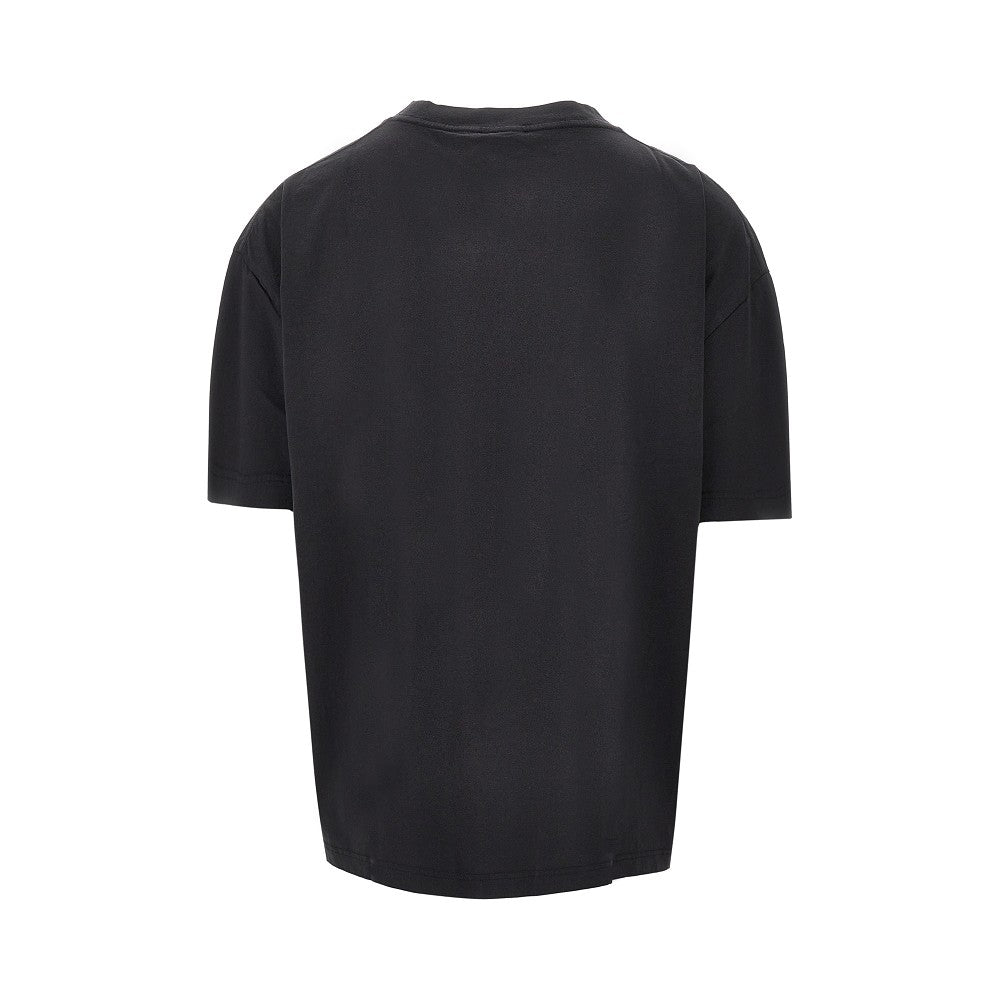 'Lasered Jester' print T-shirt