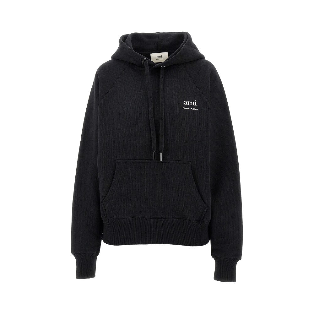Felpa Boxy Fit con stampa logo