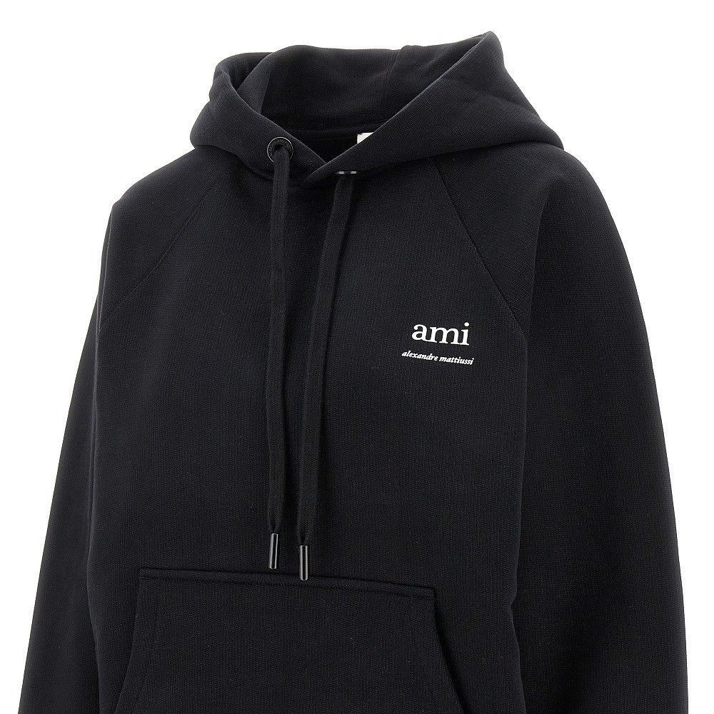 Boxy Fit hoodie with logo print