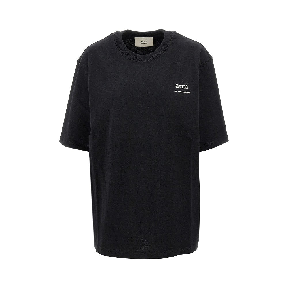 T-shirt Boxy Fit con stampa logo