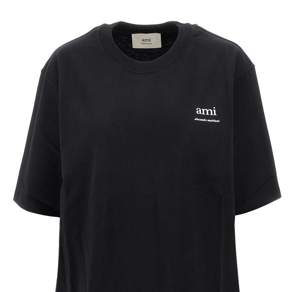 T-shirt Boxy Fit con stampa logo