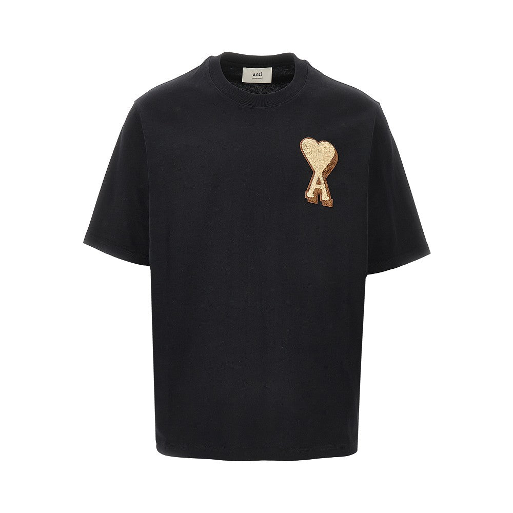'Ami de Coeur' terry patch T-shirt