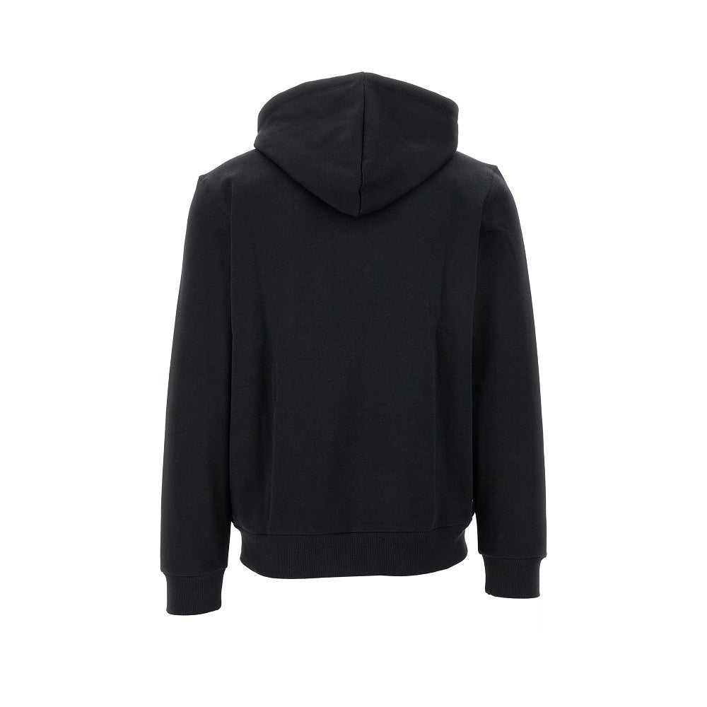 Eagle embroidery full-zip hoodie