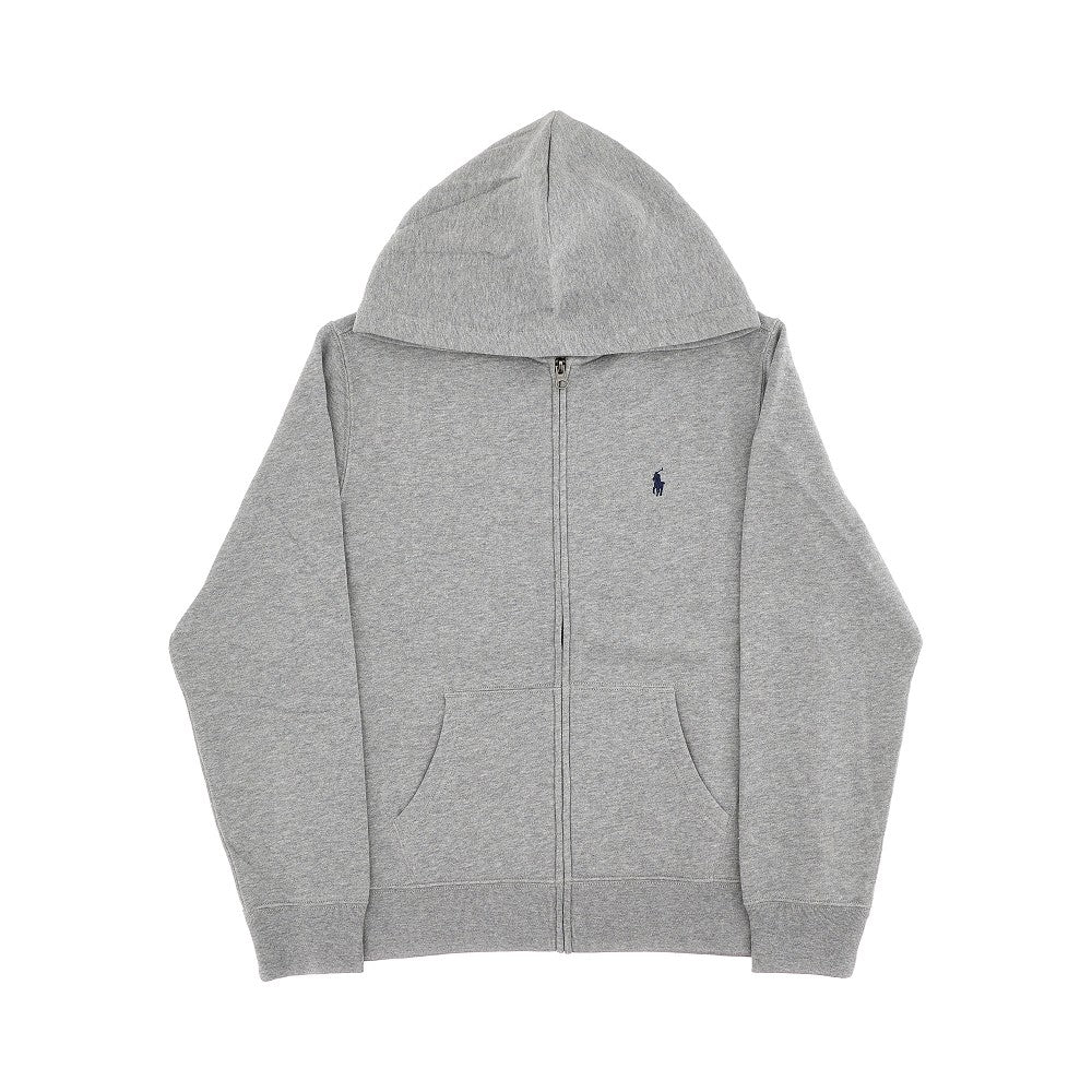 Felpa full-zip con logo ricamato