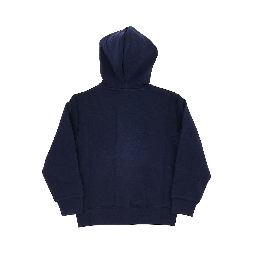 Felpa full-zip con logo ricamato