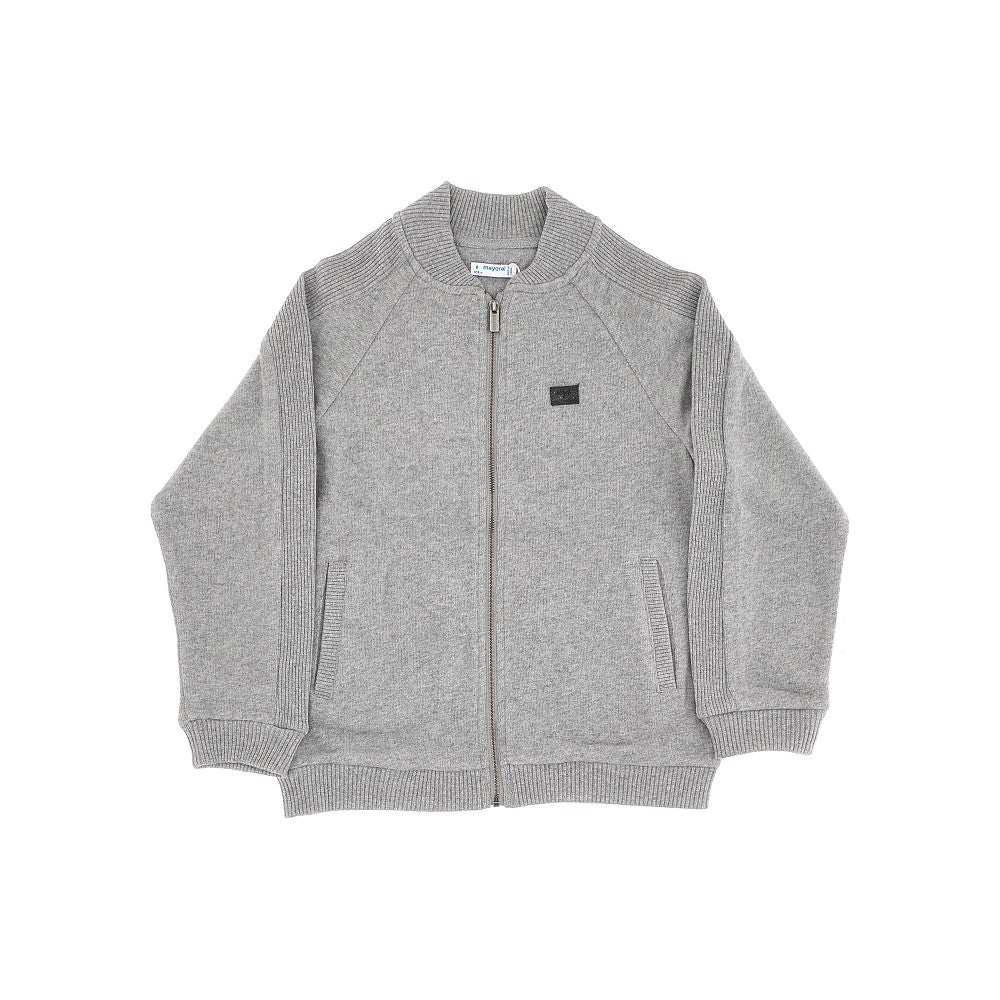 Knitted full-zip sweatshirt