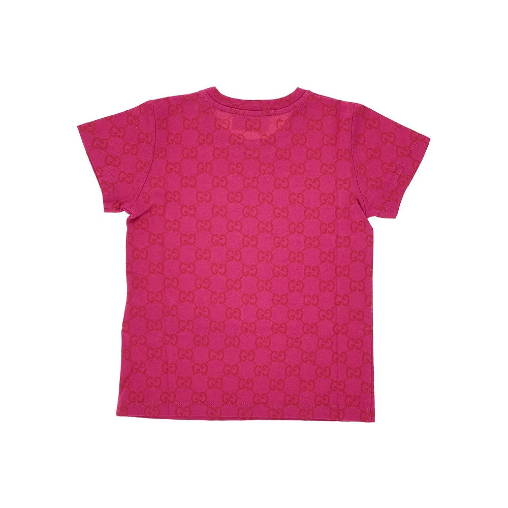 T-shirt in jersey con stampa logo GG