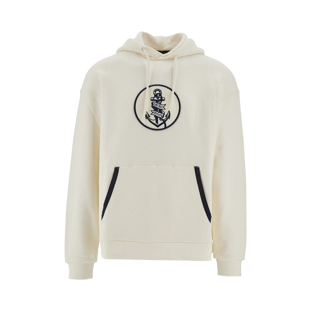 'Atlantic' patch hoodie