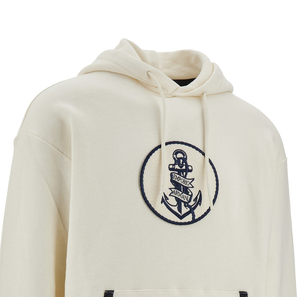 'Atlantic' patch hoodie