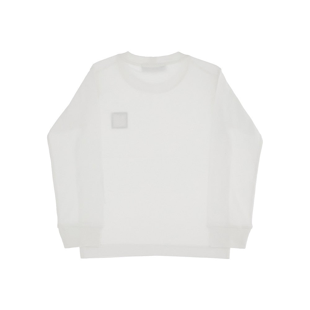 T-shirt a manica lunga con patch logo