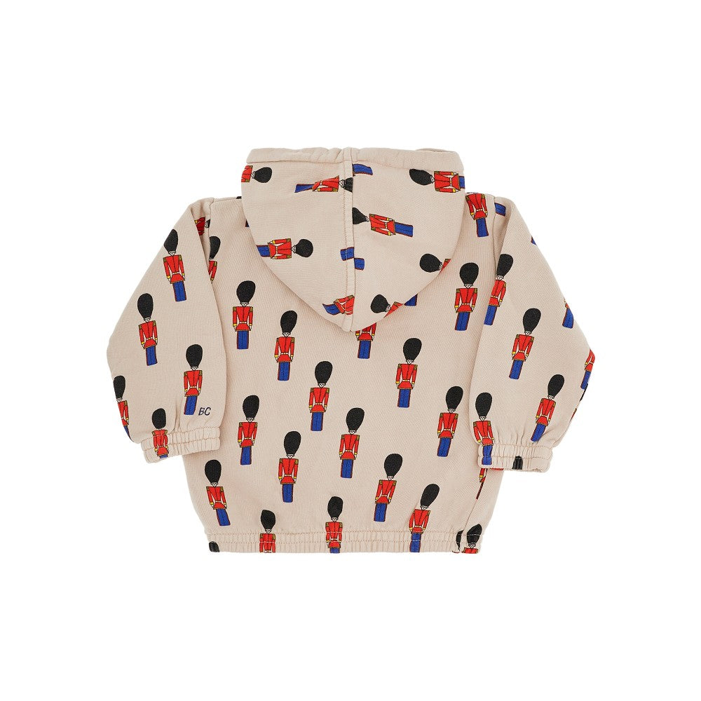 Little Tin Soldiers print full-zip hoodie