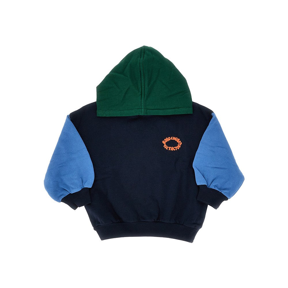 Felpa color block 'Tic Tac Toe'