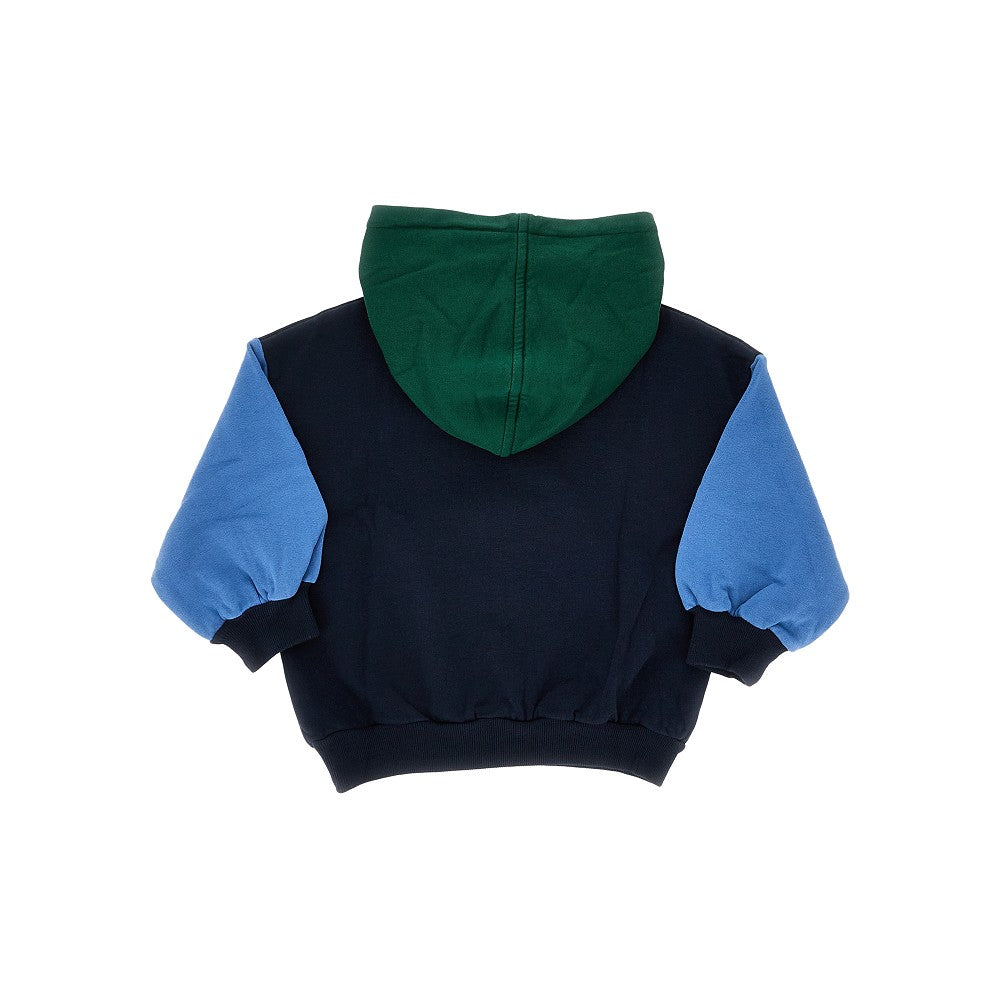 Felpa color block 'Tic Tac Toe'
