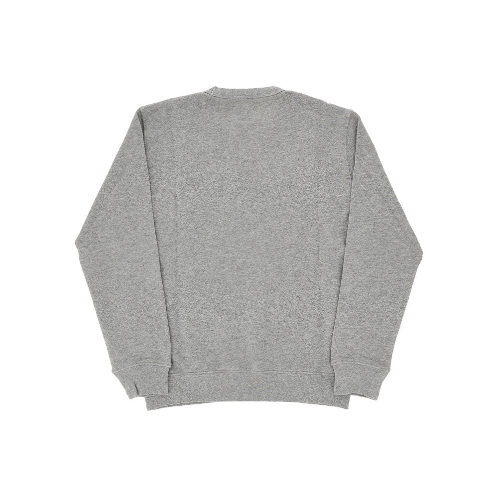 Crewneck sweatshirt with logo embroidery