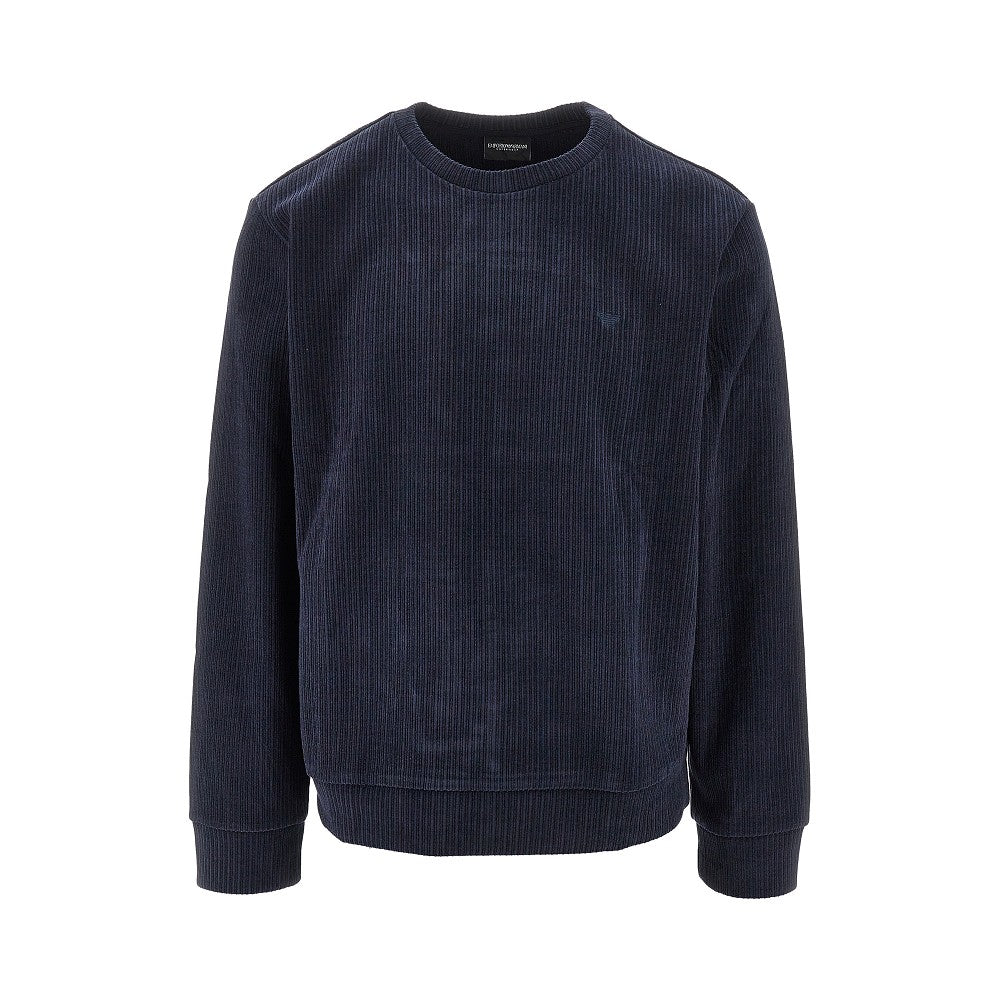 Corduroy loungewear sweatshirt