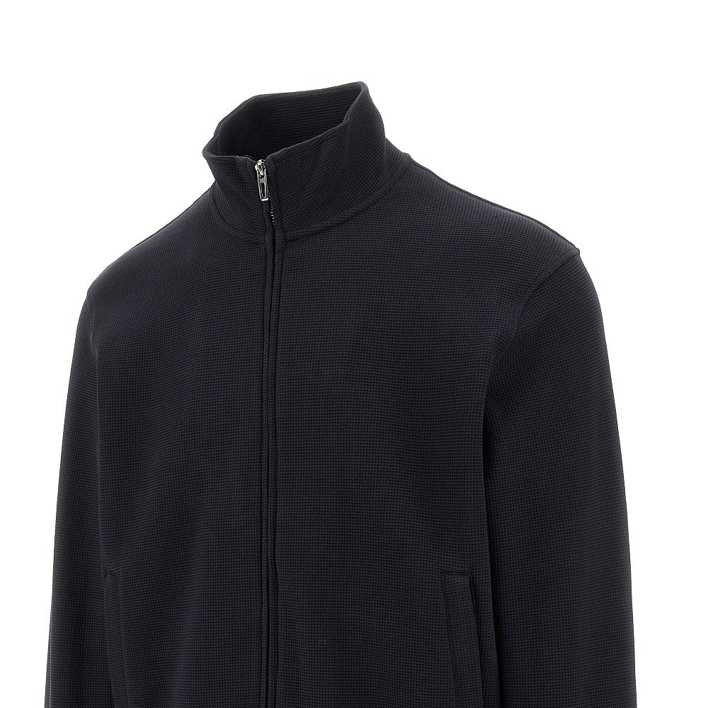 Travel Essential waffle jersey sweatshirt