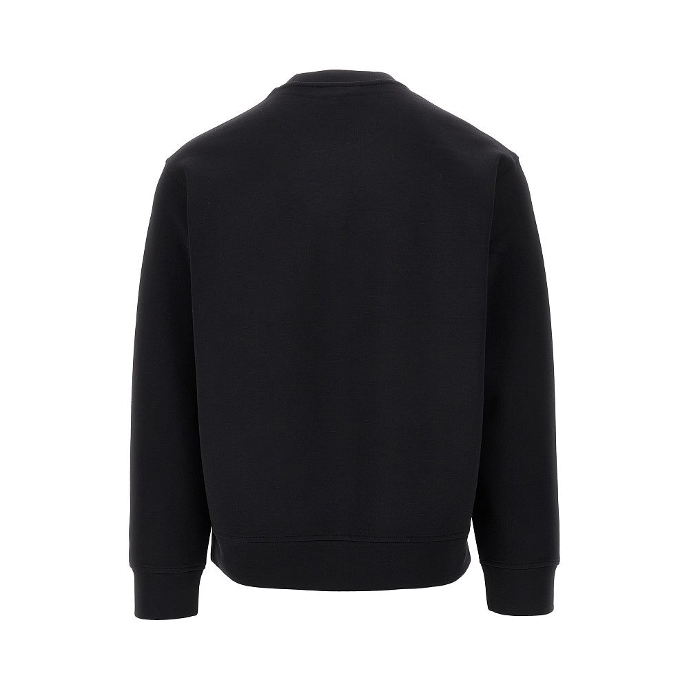 Strass Eagle patch sweatshirt