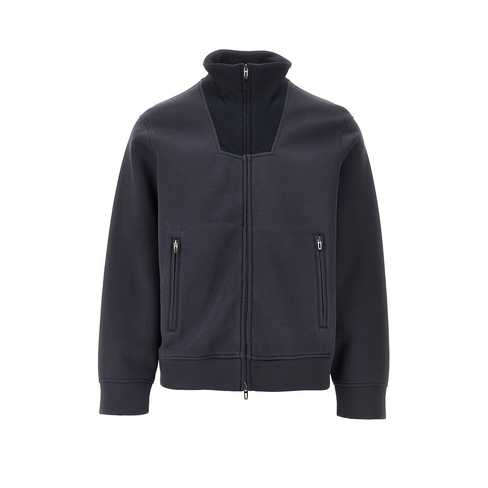 Modal full-zip sweatshirt