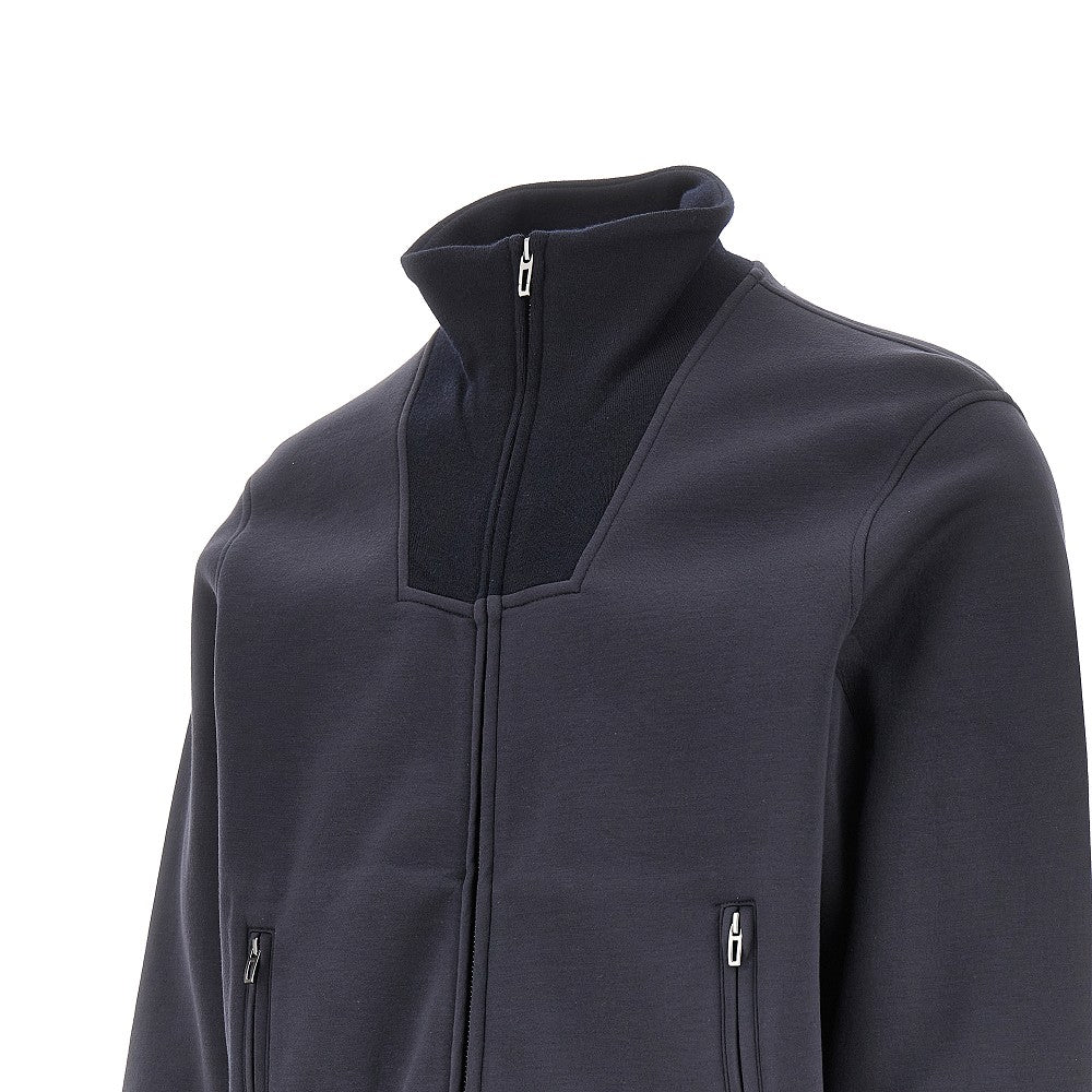 Modal full-zip sweatshirt