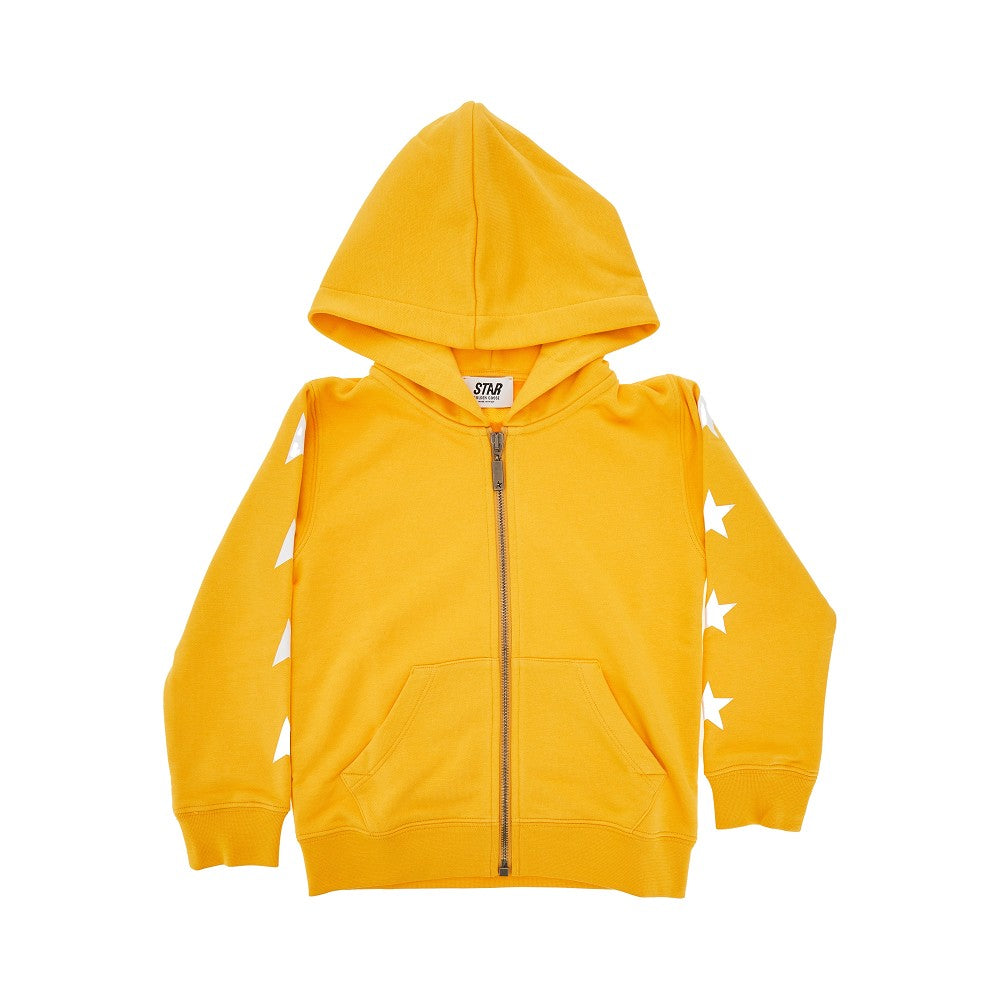 Stars print full-zip hoodie