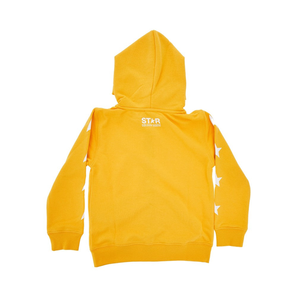 Stars print full-zip hoodie
