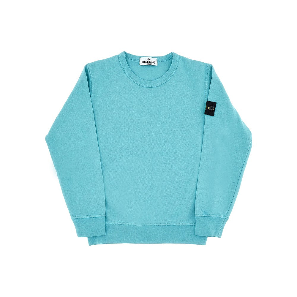 Crewneck sweatshirt with logo badge