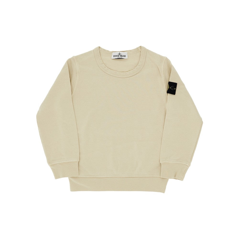 Logo badge crewneck sweatshirt