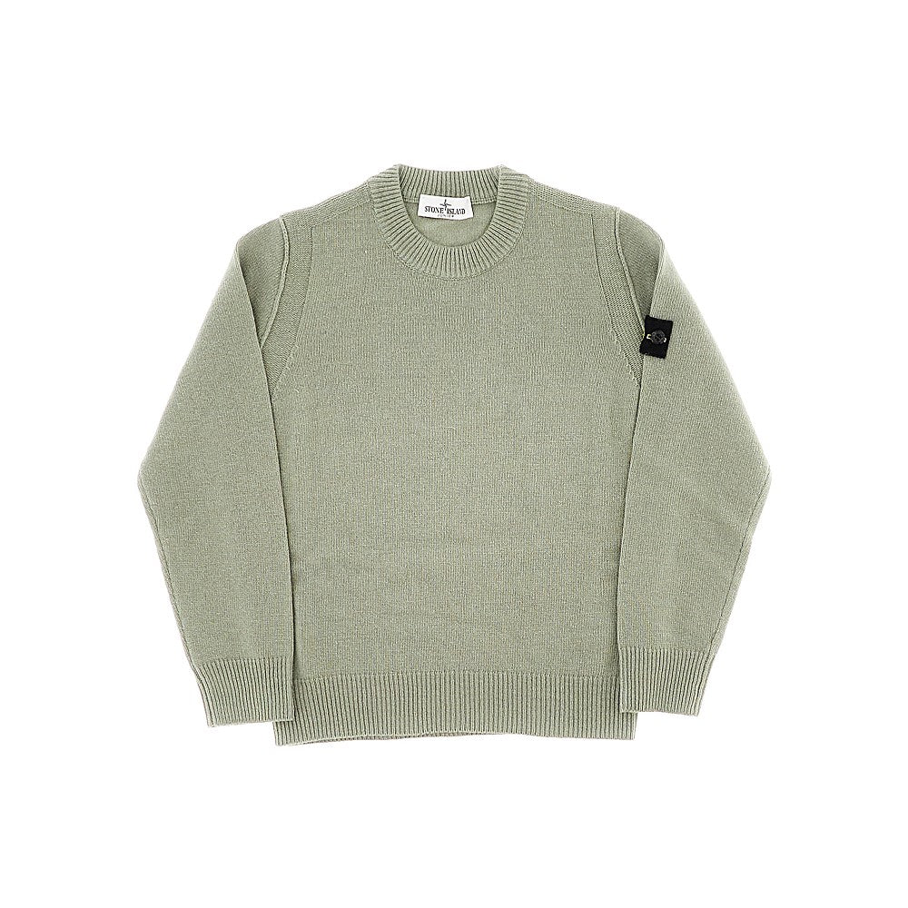 Wool-blend crewneck sweater