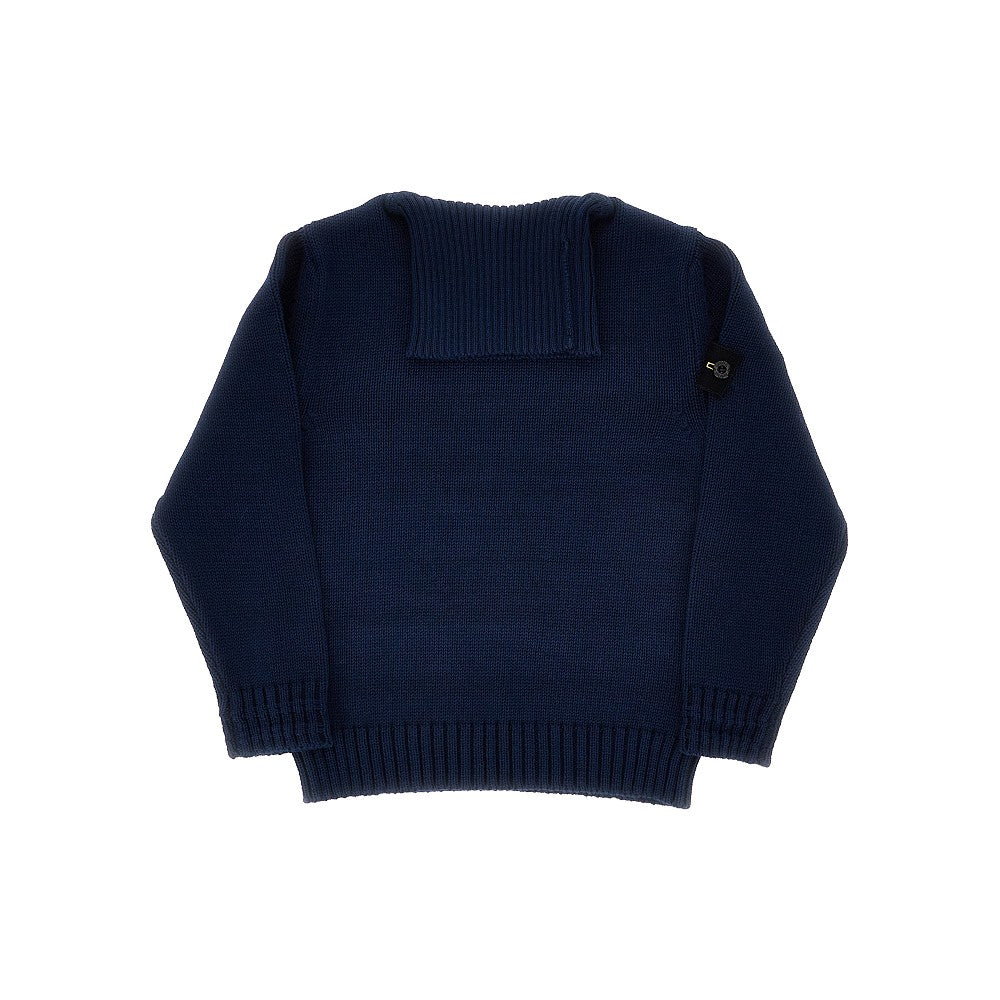 Pullover a collo alto in cotone